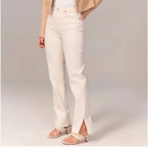 Abercrombie & Fitch Curve Love 90s Straight Leg Ultra High Waist Sz 30L